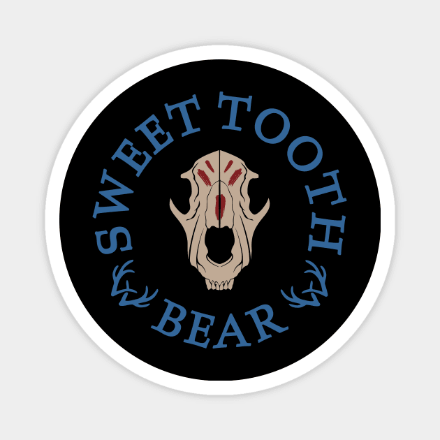 Sweet Tooth Bear Magnet by Vault Emporium